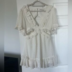 White Saints + Secrets graduation dress